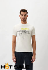T-Shirt Men Off White Armani Exchange XXL Camiseta